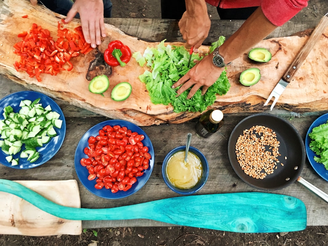 Preparazione ricetta nutriente